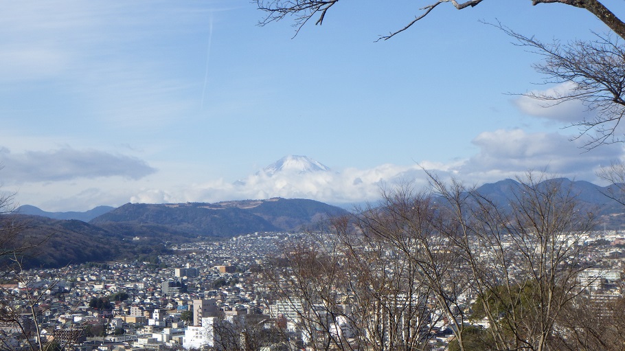 浅間山からの富士山