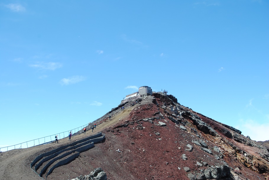 最高地点の剣ケ峰