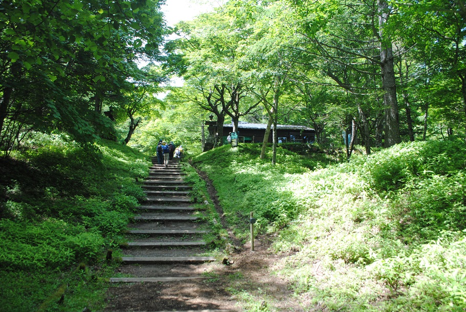 富士山五合目に向かい、馬返しから出発した。