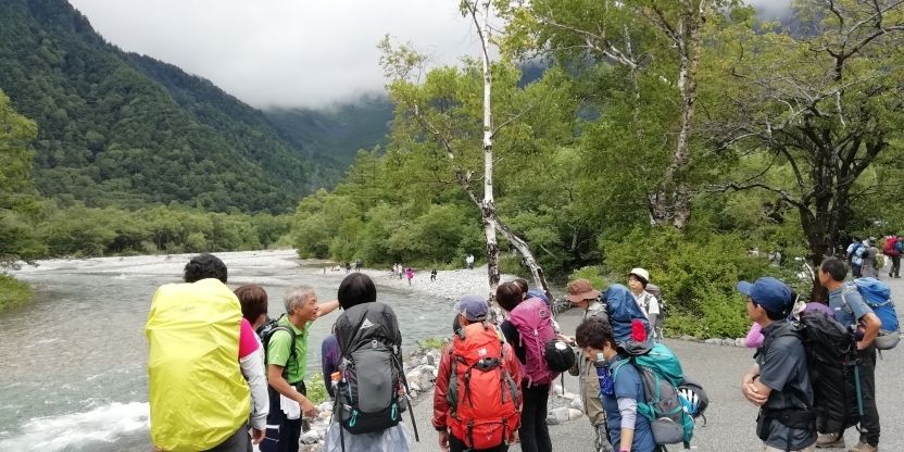 河童橋で別れてそれぞれの目的地へ