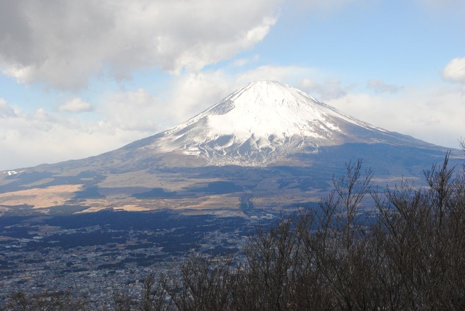 金時山山頂からの富士山