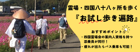 特集　『お試し歩き遍路』霊場・四国八十八ヶ所を歩く