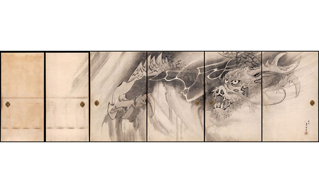 長沢芦雪 《龍図襖》 重要文化財 天明6年（1786）和歌山 無量寺・串本応挙芦雪館　10月7日～11月5日展示