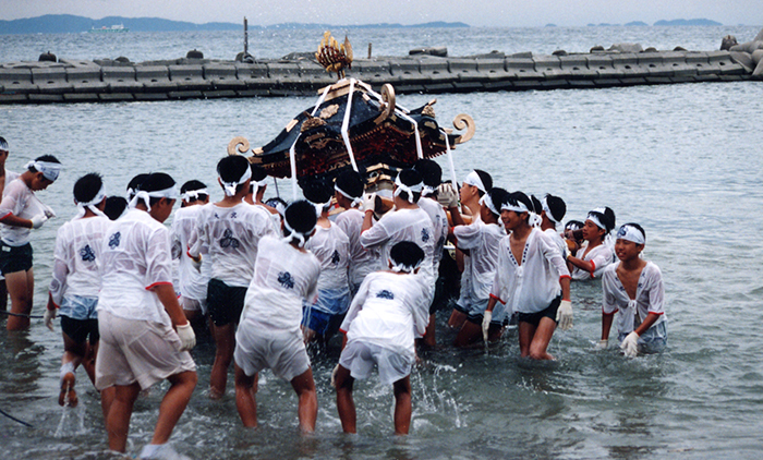 水かけ祭り 事代主神社（イメージ）