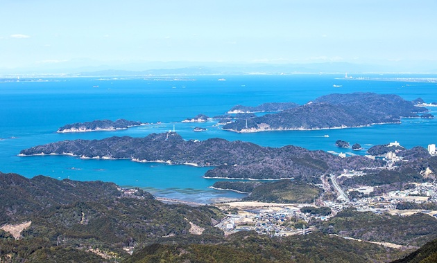 朝熊展望台から望む鳥羽湾(イメージ)