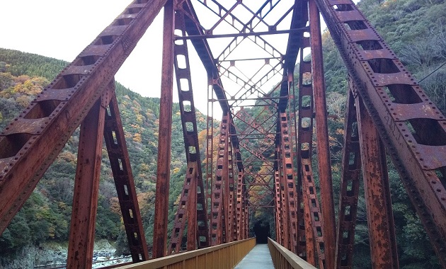 福知山線廃線敷・鉄橋