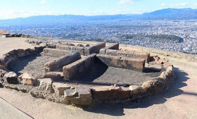 大文字山火床(イメージ)