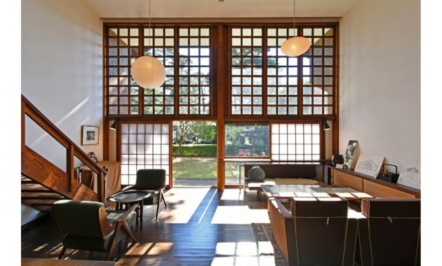 前川國男邸_内観（江戸東京たてもの園提供）