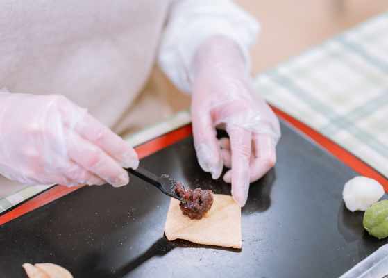 おたべ本館おたべ作り体験