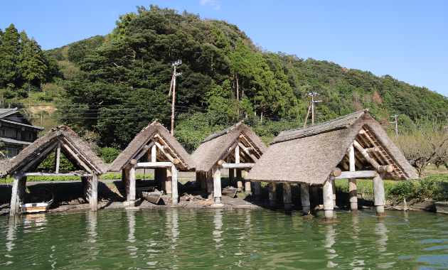 三方五湖の舟小屋