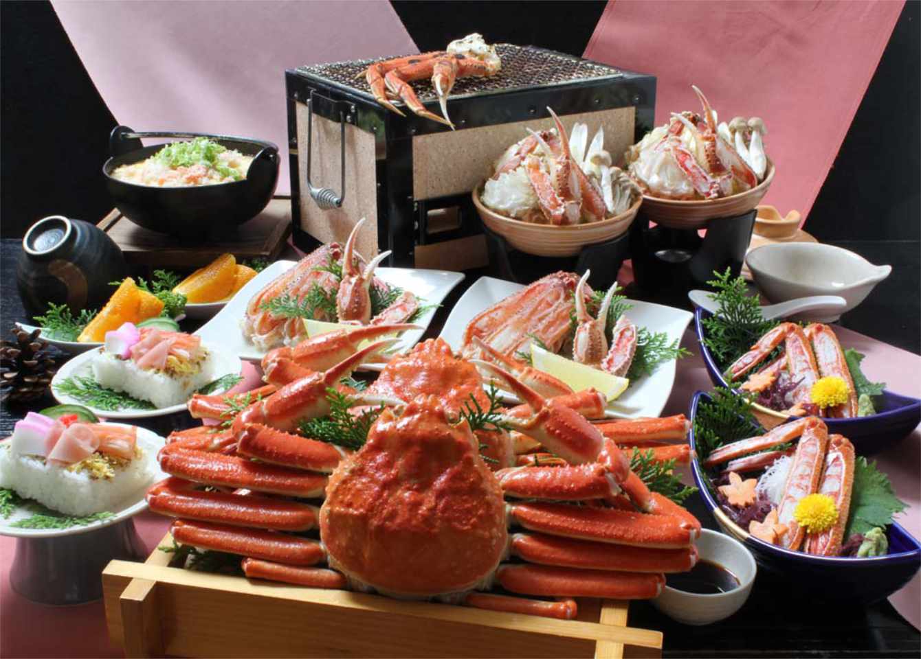 久美浜温泉蟹コース