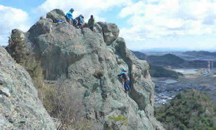 桶居山岩稜講習会