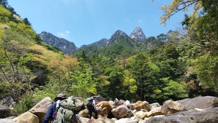 大崩山縦走と傾山