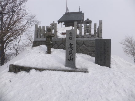 冬の高見山横断