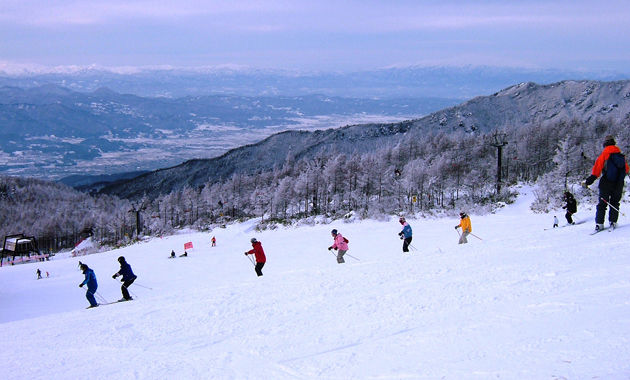 蔵王スキーで滑る様子（イメージ）