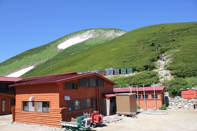 双六岳の麓にある双六小屋(イメージ)