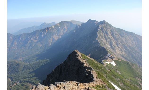 赤岳山頂から横岳・硫黄岳方面の眺め(イメージ)