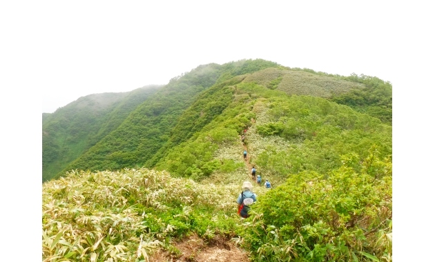 荒島岳手前の稜線(イメージ)