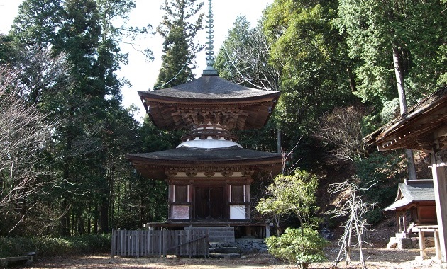 重要文化財に指定されている金胎寺・多宝塔(イメージ)