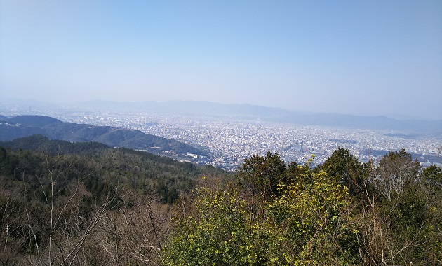 大文字火床から（イメージ）