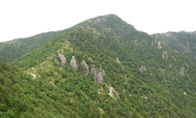 大日岳から見た釈迦ヶ岳(イメージ)