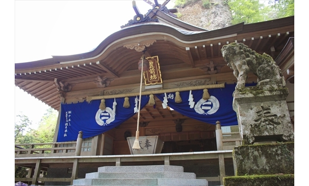 登山口の豊前坊・高住神社(イメージ)