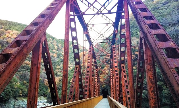 福知山線廃線敷・鉄橋（イメージ）